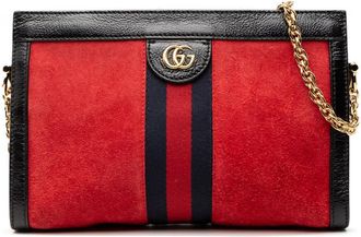 Gucci Pre-owned Gucci Small Suede Web Ophidia Chain Crossbody Ladies BVO4181ZY1QYMV8W