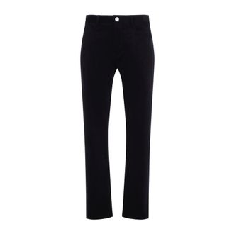Giorgio Armani Pantaloni a cinque tasche in velluto a coste - - Trousers - Uomo - Nero - W33