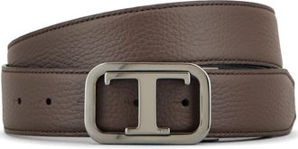 Tod's reversible leather belt - men - Calf Leather - 105 - Brown
