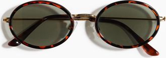 H&M Runde Sonnenbrille - Brown