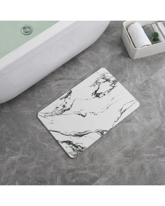 J&V Textiles Diatomaceous Quick-Drying Stone Bath Mat