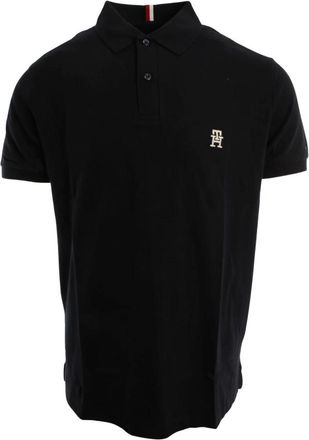 Tommy Hilfiger Monogram Katoenen Regular Polo - Heren - Polos - Zwart - S - Katoen - Tops