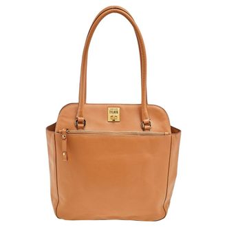Alviero Martini 1A Classe Beige Leather Totes Bag