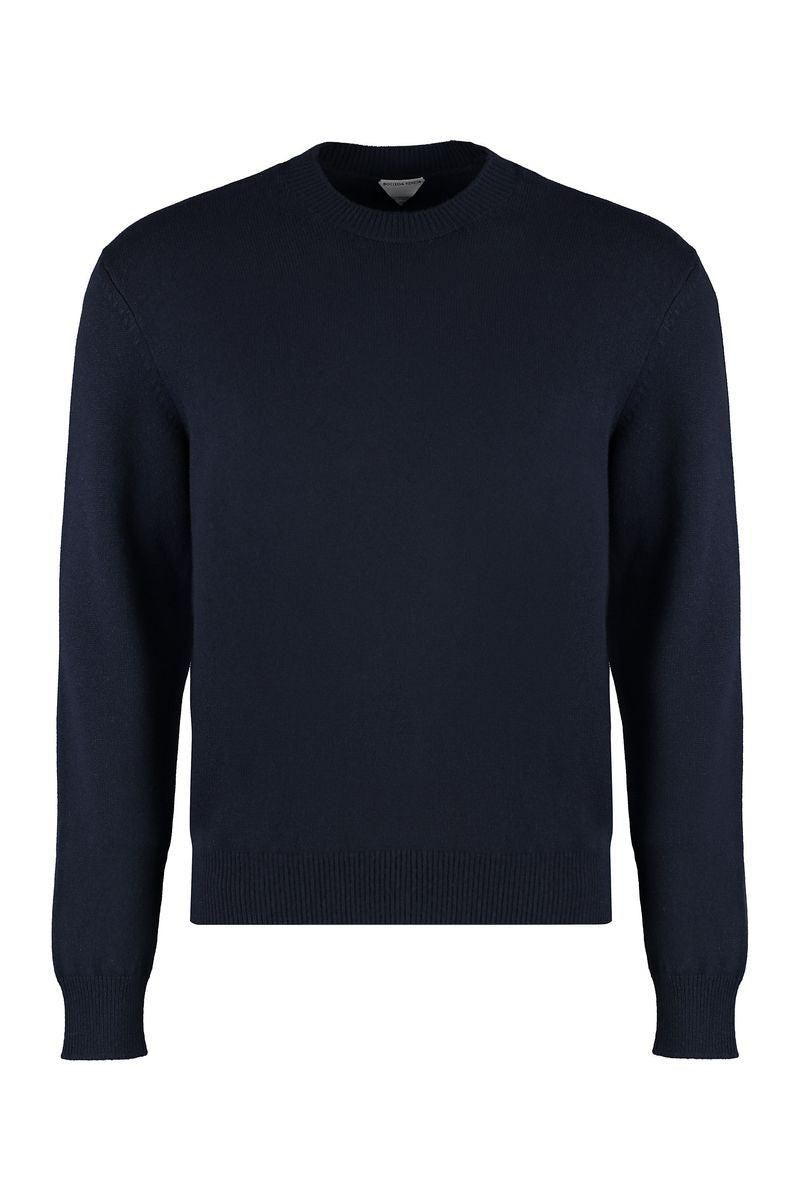 スウェット・トレーナー BOTTEGA VENETA Men Sweater 772376V2MM01180 Grey Sweater with elbow pads | Bottega Veneta | OTTODISANPIETRO