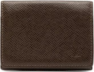 Louis Vuitton Pre-owned Vintage Portemonnee - Dames - Vintage Accessoires - Bruin - ONE Size - Leer - Vintage