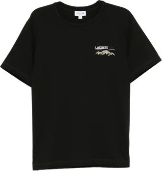 Lacoste T-shirt in cotone - Nero