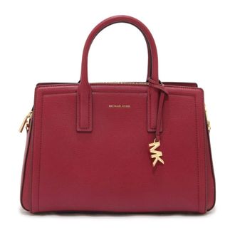 Michael Kors Tote Bags, female, Red, Size: ONE SIZE Laila MD Satchel