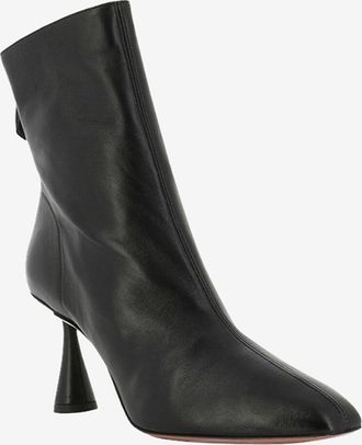 Aquazzura Nappaleder-Stiefeletten mit Absatz Amore 75