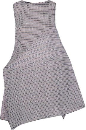Issey Miyake Generic Stripes Machine Pleats Dress