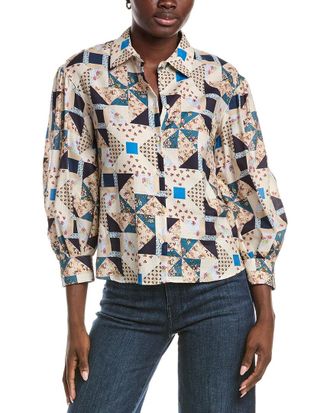 Max Mara Weekend Max Mara Mescal Print Blouse