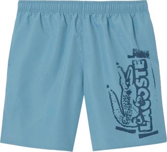 Lacoste Heren Logo Zwembroek (Blauw)