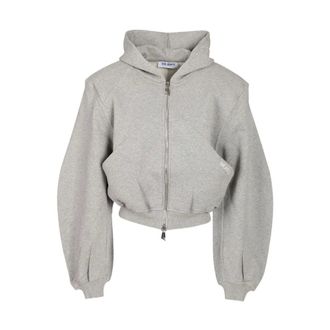 The Attico Jumpers - female - The Attico - Zip-throughs - Gray - XS - Sweatshirts & Hoodies