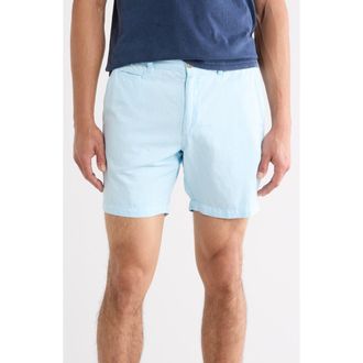 Johnnie-O Melrose Cotton & Linen Shorts in Haze at Nordstrom Rack, Size 36