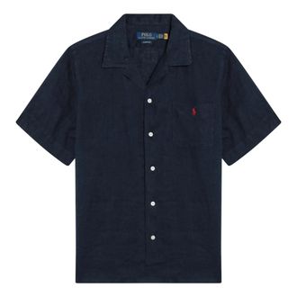Polo Ralph Lauren Long Sleeve Shirt - male - Polo Ralph Lauren - Short Sleeve Shirts - Blue - M - Shirts