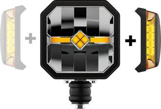 AMA Proiettore a LED con freccia movibile e lente riscaldata