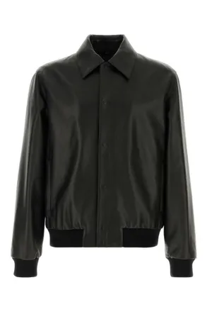 Fendi Black Leather Jacket