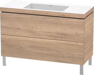 Duravit Duravit L-cube C-bonded Ensemble Vertical, 2 Tiroirs, Sans