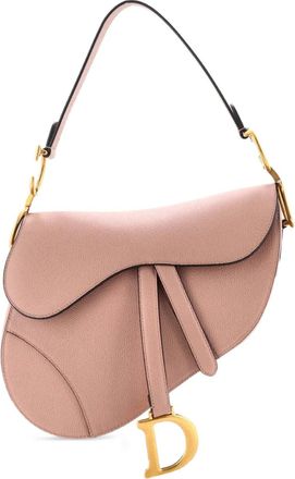 Dior Saddle Handbag Leather Medium shoulder bag - Beige