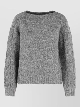 Isabel Marant ponara virgin wool blend cable sweater
