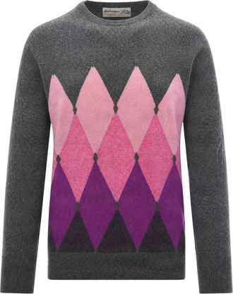 Ballantyne Heren, Truien, Veelkleurig, Maat: 2XL Kasjmier