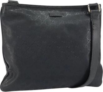 Gucci Pre-owned Plastic Cross Body Tas - Dames - Vintage Schoudertas - Zwart - ONE Size - Vintage
