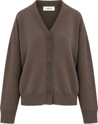 Jucca C&aacute;rdigans - Knitwear - Mujer - Marr&oacute;n - XL