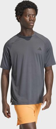 adidas T-Shirt ADIDAS PERFORMANCE TECH ESSENTIALS WORKOUT, Herren, Gr. XXL, carbon, carbon, Obermaterial: 92% Polyester, 8% Elasthan, Shirts T-Shirt