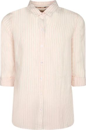 Barbour Vertical Shirt - Dames - Overhemden - Roze - M - Linnen - Overhemden
