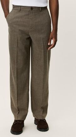 Les Deux Randall M&eacute;lange Suit Pants in Teak Brown at Nordstrom, Size 31