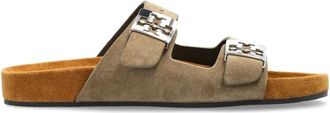 Tory Burch Schoenen, Dames, Beige, 39 EU, Leer, Mellow Sandal