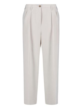 Filippa K Cream Paloma Mid-Rise Wide Leg Trousers