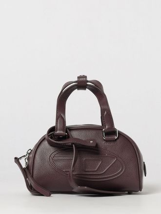 Diesel Borsa a mano mini 1DR in pelle a grana con logo Oval D