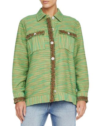 L'agence Lagence Jeanine Tweed Shacket