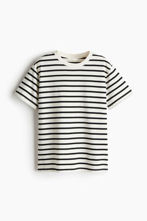 H&M T-Shirt aus Baumwolle - White