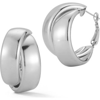 Glaze Jewelry Double Hoop Earrings in Silver at Nordstrom Rack