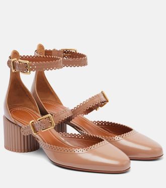Zimmermann Eddie 55 leather Mary Jane pumps