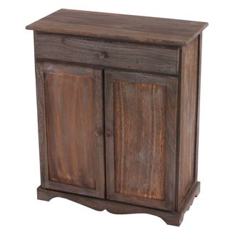 Hhg Hhg - Nunca Usado] C&oacute;moda, 78x66x33cm, Aspecto Shabby, Vintage, Marr&oacute;n