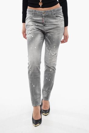 Dsquared2 Denim Cool Girl Fit Jeans Distressed 16cm Dsquared2