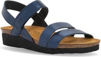 Naot Kayla Wedge Sandal in Polar Sea Leather at Nordstrom, Size 39