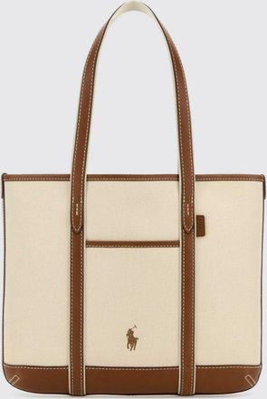 Polo Ralph Lauren Borsa Polo Ralph Lauren in canvas e pelle
