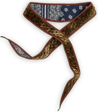 Saachi Reversible Scarf Belt in Green at Nordstrom Rack