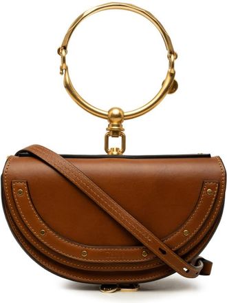 Chlo&eacute; Pre-owned Chloe Mini Calfskin Nile Bracelet Satchel Ladies 9HQL4KRI7EG2P7XR