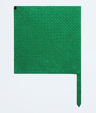 Bottega Veneta Foulard Intrecciato in pelle - Verde - Donna - U
