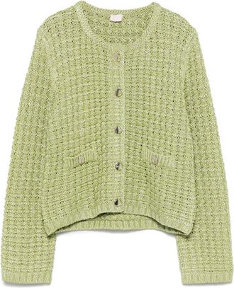 Liu Jo Giacca boucl&eacute; - Verde