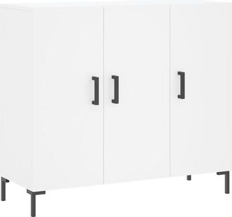 vidaXL Sideboard White 90x34x80 cm Engineered Wood Vidaxl