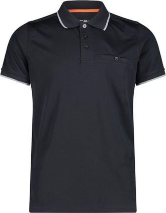 F.lli Campagnolo Polo Polyester Polo-Shirt f&uuml;r Herren | schwarz