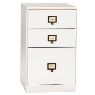 Ballard Designs 3-Drawer File Cabinet - White - Ballard Designs