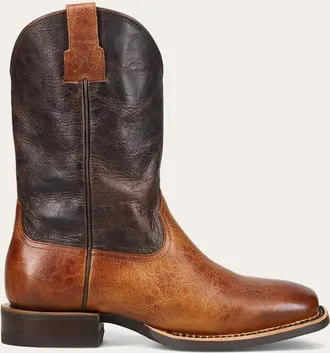 Frye Mens Hauser Roper In Saddle/Dark M