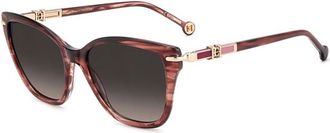 Carolina Herrera HER 0379/S 573/HA Womens Sunglasses Red Size 55