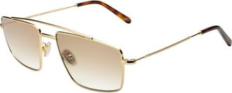 Illesteva Jane Sunglasses in Gold /Taupe at Nordstrom